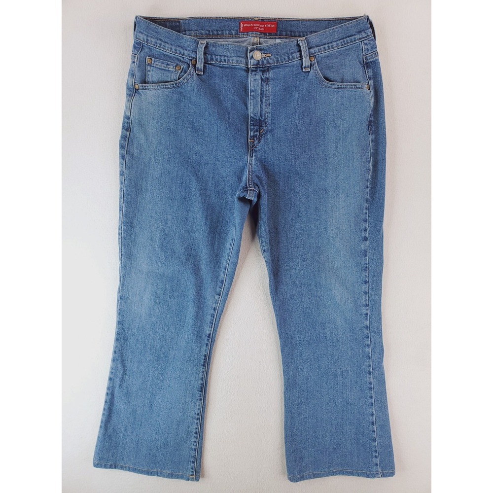 Vintage Levis 515 Jeans Womens 16S MIS Nouveau Bootcut Relaxed Y2K Medium Wash